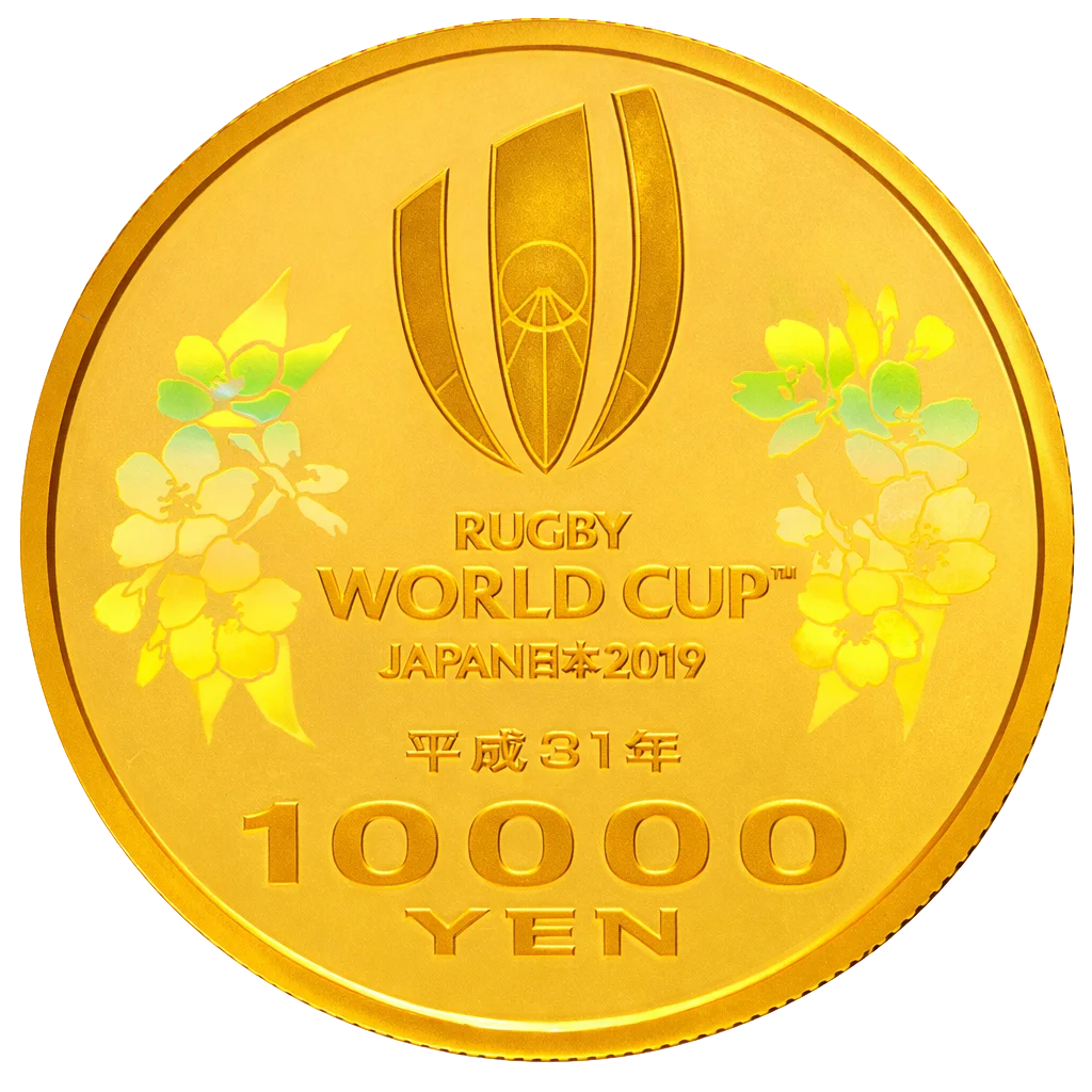 ラグビーワールドカップ2019年日本大会記念1万円金貨
