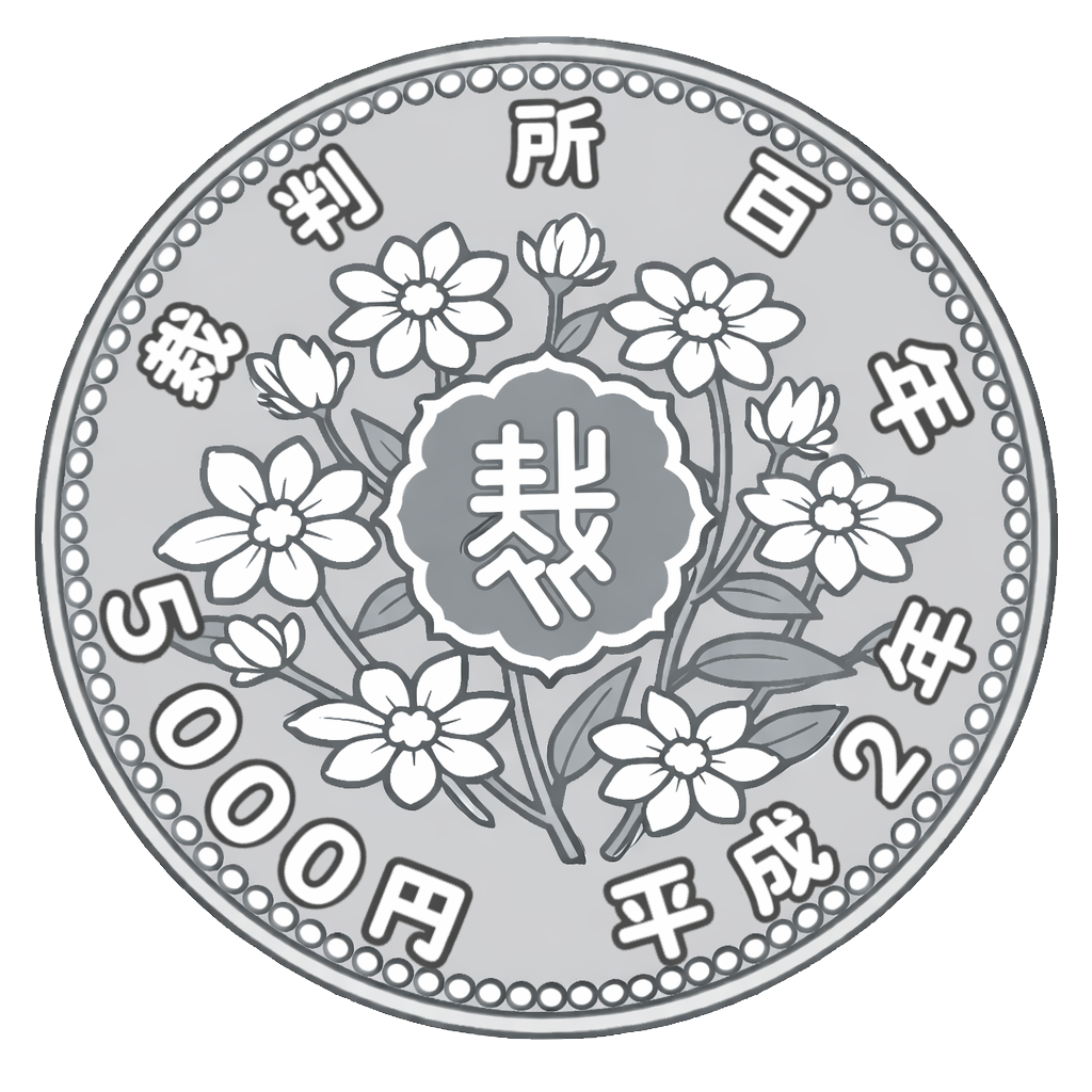 裁判所制度100周年記念5千円銀貨
