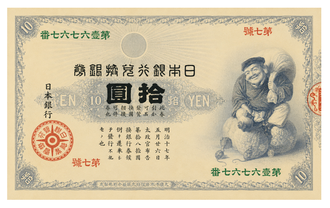 旧兌換銀行券10円（大黒10円）